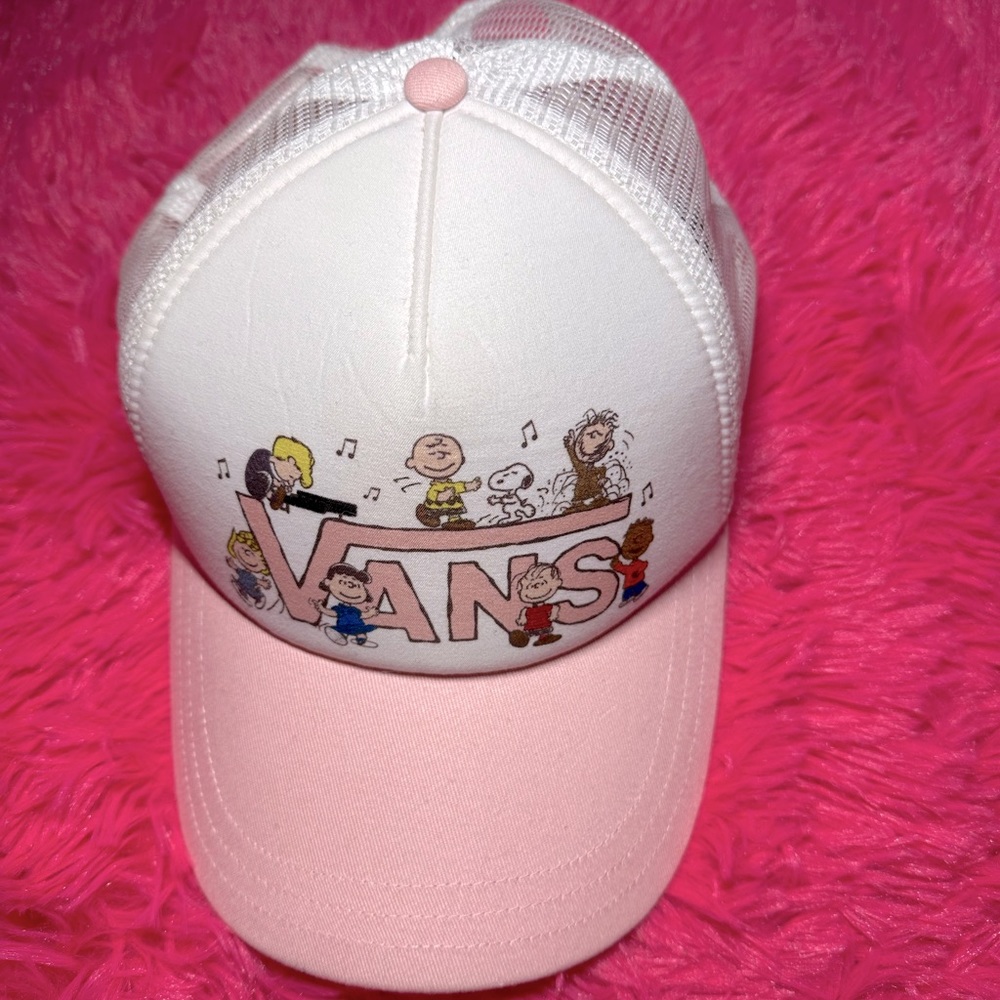 Vans peanuts collab strap back hat